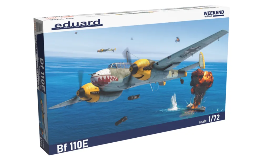 Krabice stavebnice Eduard Weekend Edition 7464 Bf 110E v měřítku 1/72