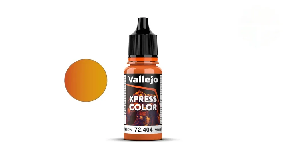 Kapací lahvička barvy Vallejo Game Color Xpress Color 72404 nukleární žlutá 18 ml
