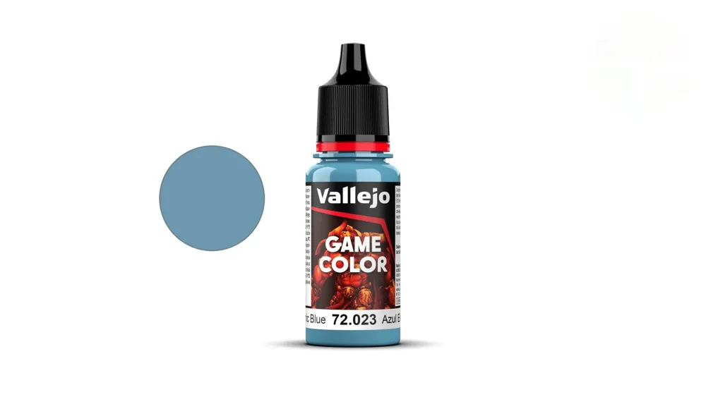 Lahvička akrylové barvy Vallejo Game Color 72023 elektrická modrá 18 ml s kapátkem
