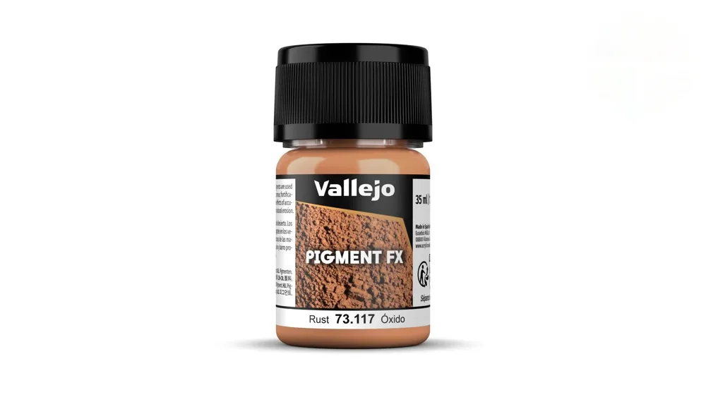 Kelímek práškového pigmentu Vallejo Pigment FX 73117 rez 35 ml