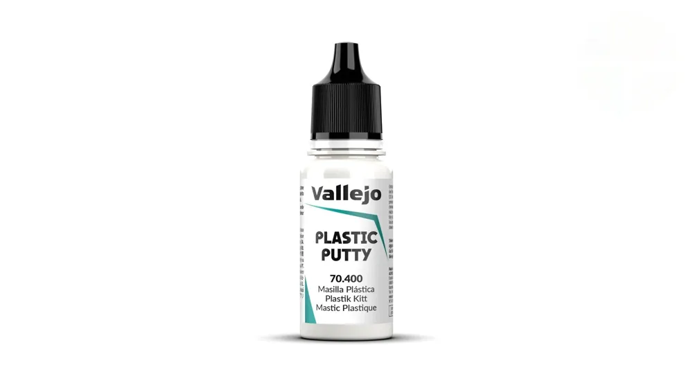 Lahvička Vallejo Model Color 70400 Plastic Putty, akrylový modelářský tmel 18 ml
