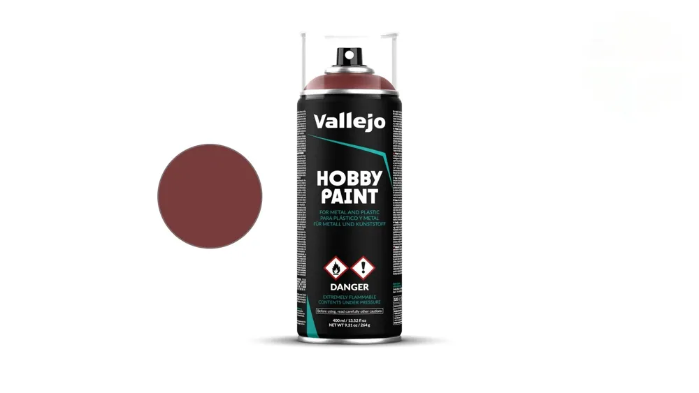 Sprej Vallejo Aerosol 28029 Fantasy Color Primer krvavě červená (Gory Red) 400 ml