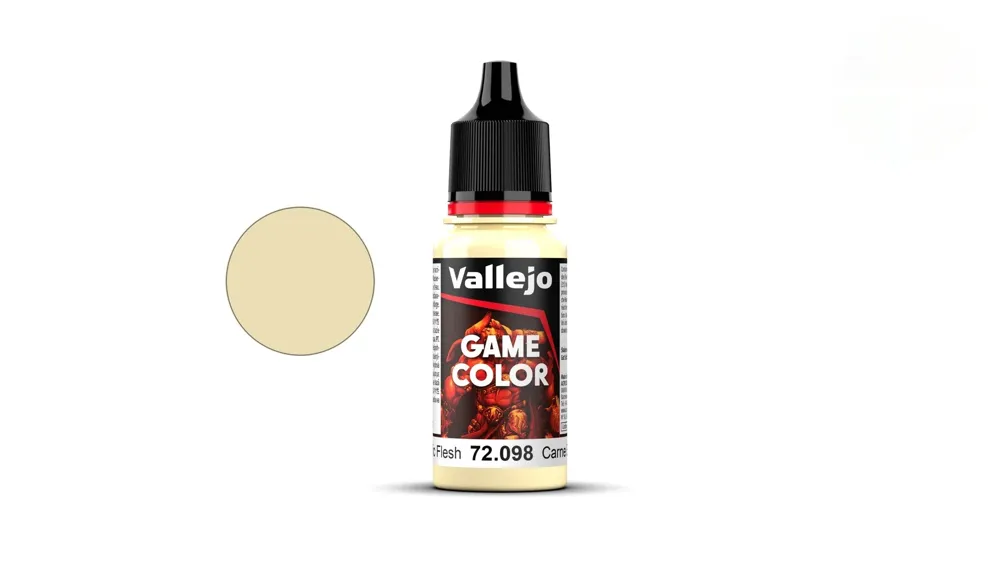 Lahvička akrylové barvy Vallejo Game Color 72098 elfí tělová (Elfic Flesh Color) 18 ml