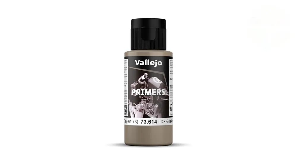Lahvička základovky Vallejo Surface Primer 73614 IDF izraelská pískově šedá 6173, 60 ml