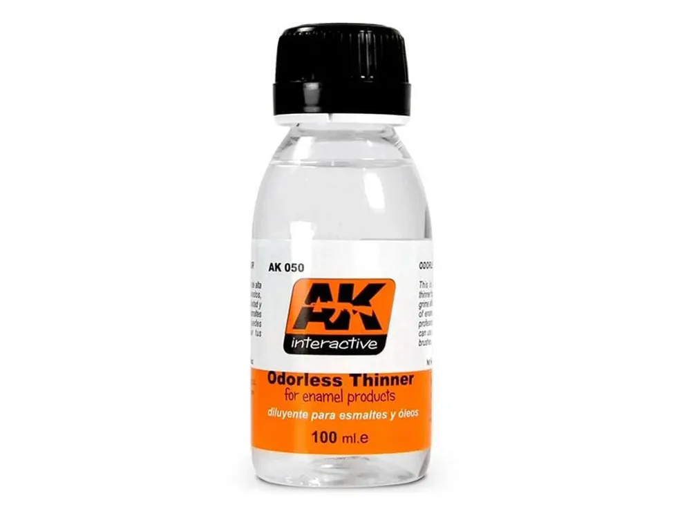 Lahvička ředidla AK Interactive AK050 Odorless Turpentine 100 ml bez zápachu