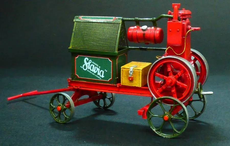 Resinová sada Plus Model 505 stabilní motor v měřítku 1/35 s fotolepty a obtisky