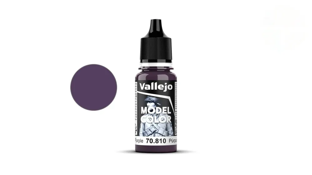 Lahvička akrylové barvy Vallejo Model Color 70810 Royal Purple matná, 18 ml
