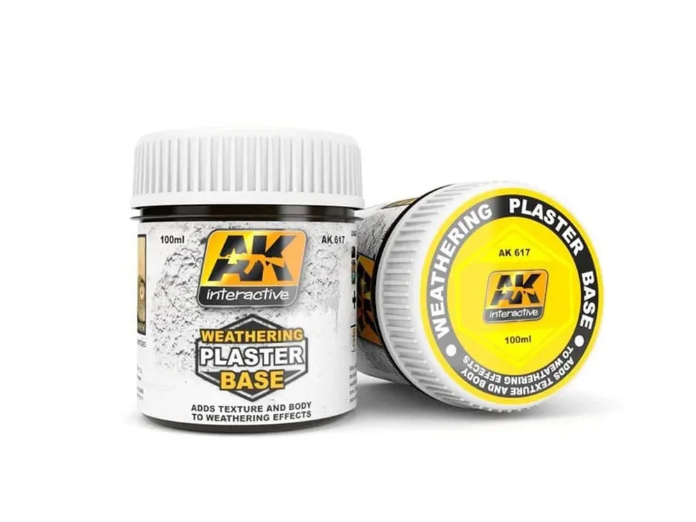Kelímek AK Interactive AK617 Weathering Plaster Base 100 ml, sádrová texturní báze
