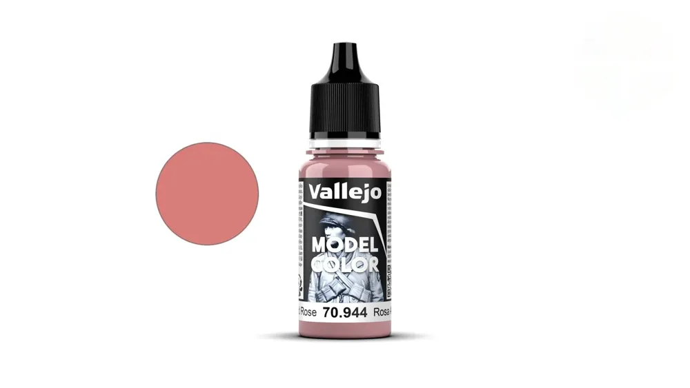 Lahvička akrylové barvy Vallejo Model Color 70944 stará růžová matná, 18 ml