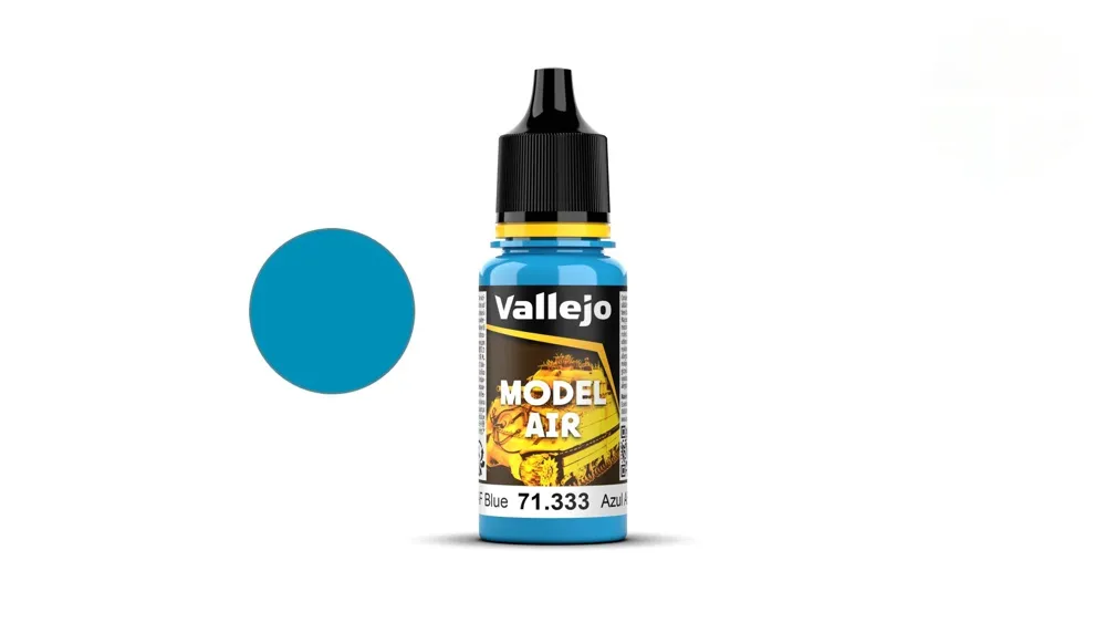 Lahvička akrylové barvy Vallejo Model Air 71333 ruská letecká modrá 18 ml