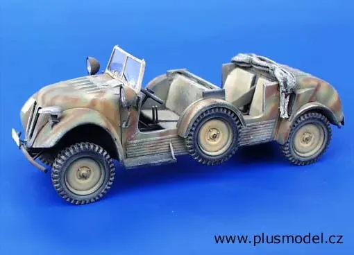 Resinová stavebnice Plus Model 1/35 Tempo G 1200, německé lehké vojenské vozidlo