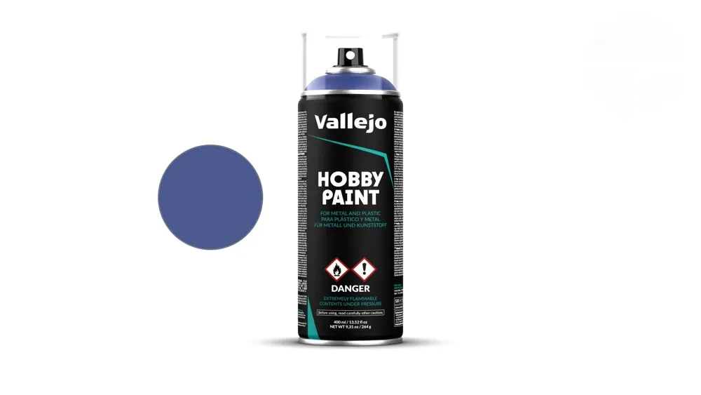 Sprej Vallejo Aerosol 28017 Fantasy Color Primer ultramarínová modrá 400 ml