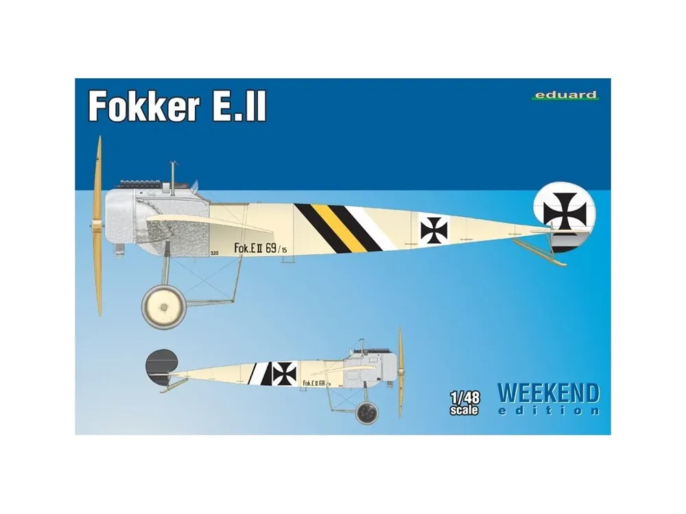 Krabice stavebnice Eduard 8451 Fokker E.II v měřítku 1/48, edice Weekend