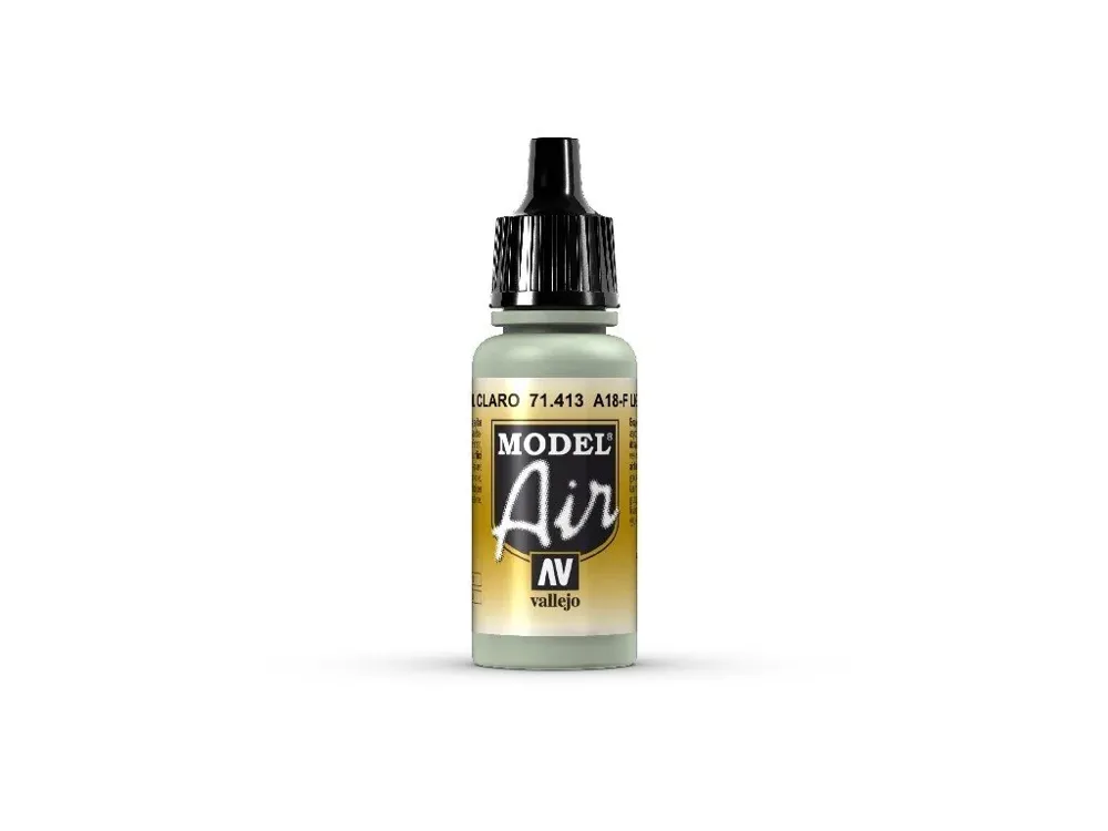 Lahvička akrylové barvy Vallejo Model Air 71413 A-18F světle modrá 18 ml s kapátkem