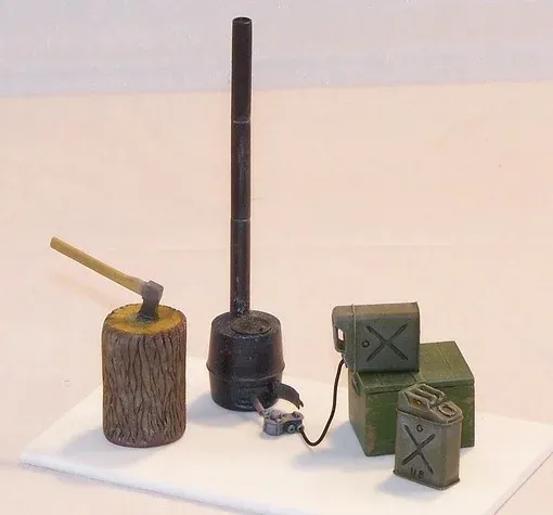 Resinová sada Plus Model 419 americká polní kamna M-1941 v měřítku 1/35