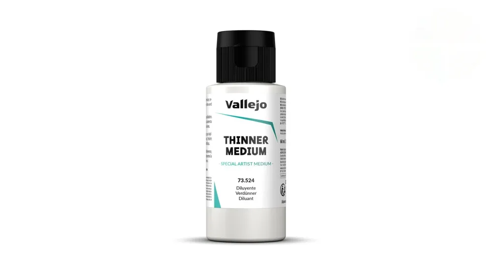 Lahvička ředidla Vallejo Auxiliary 73524 Model Color Thinner 60 ml