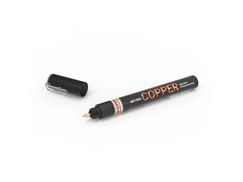 Metalický popisovač AK Interactive AK1304 Markers měděná metalická Copper