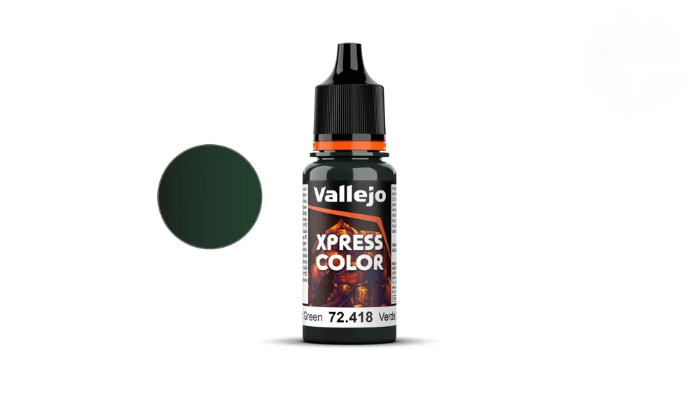Lahvička barvy Vallejo Game Color Xpress Color 72418 ještěří zelená Lizard Green 18 ml