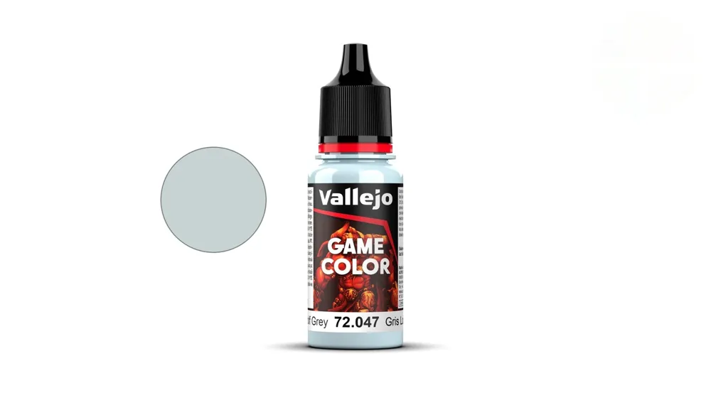 Lahvička akrylové barvy Vallejo Game Color 72047 vlčí šedá (Wolf Grey) 18 ml