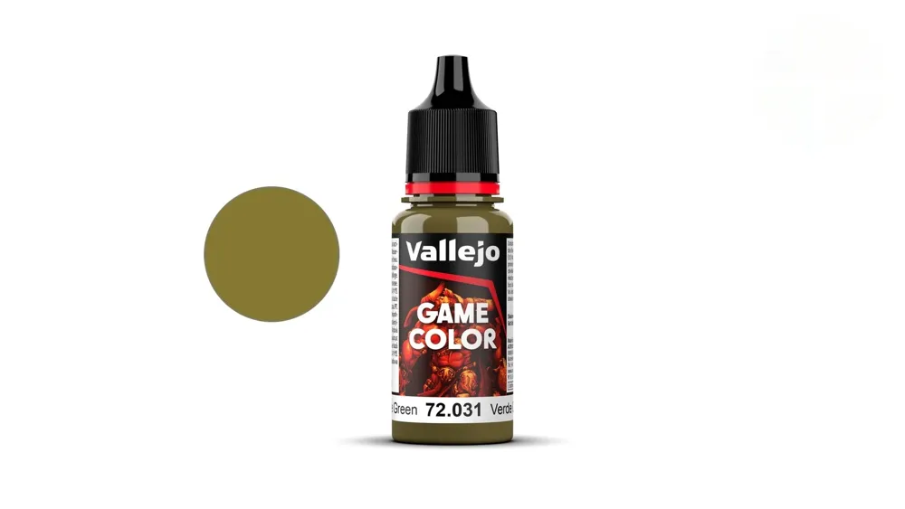 Lahvička akrylové barvy Vallejo Game Color 72031 kamuflážní zelená 18 ml s kapátkem