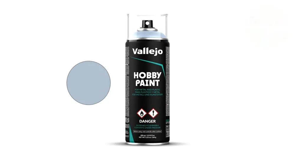 Sprej Vallejo Aerosol 28020 Fantasy Color Primer vlčí šedá 400 ml