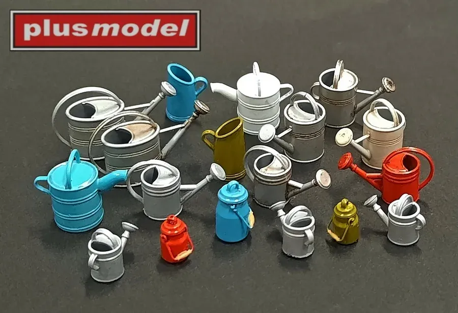 Sada Plus Model DP3024 nádoby na vodu 1/35, 18 dílů vyrobených 3D tiskem