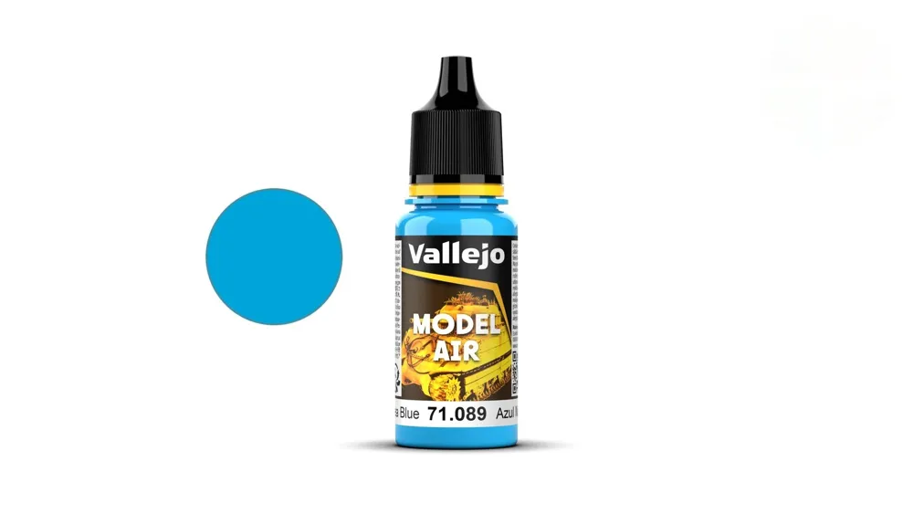 Lahvička akrylové barvy Vallejo Model Air 71089 světlá námořní modrá 18 ml