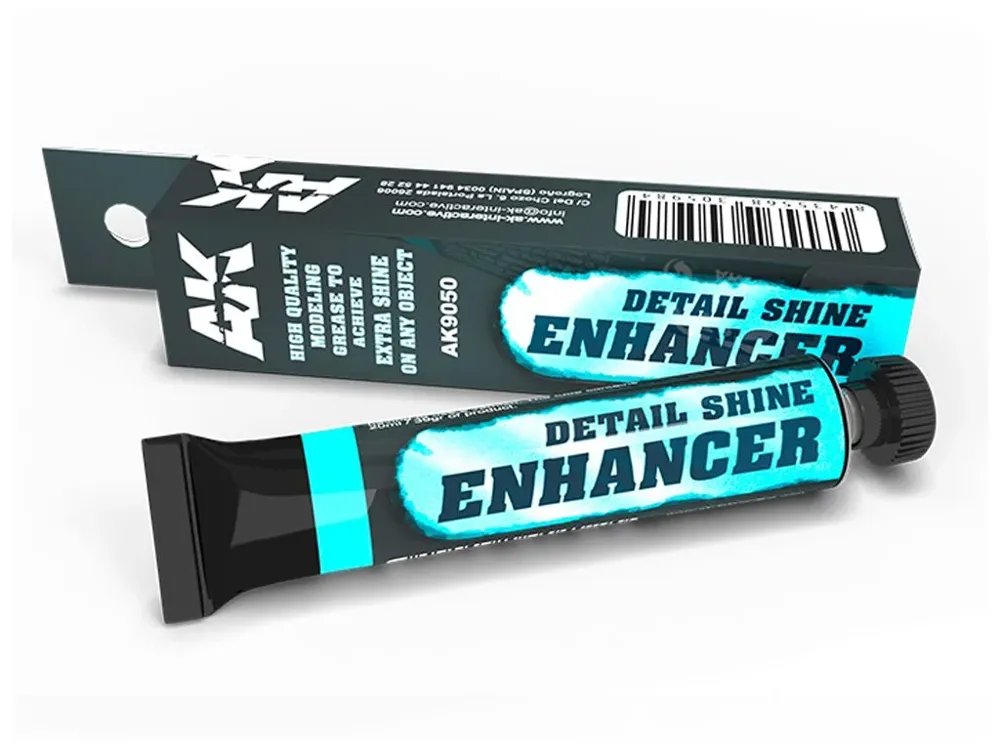 Lahvička AK Interactive AK9050 Detail Shine Enhancer 20 ml pro zvýšení lesku detailů