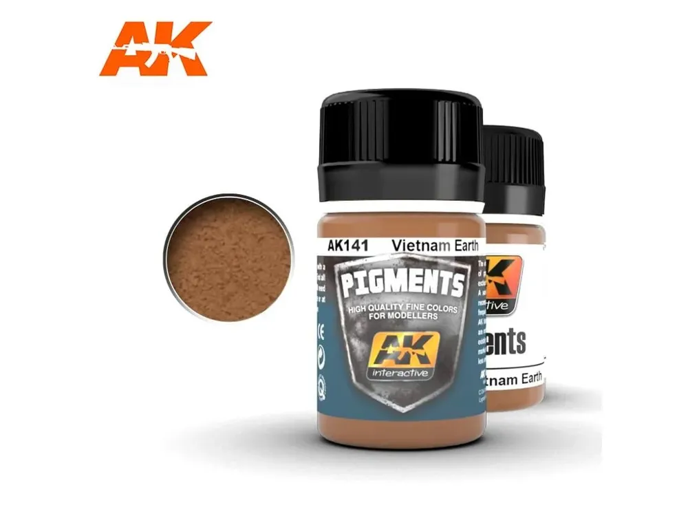 Dóza pigmentu AK Interactive Pigments AK141 vietnamská zemina 35 ml
