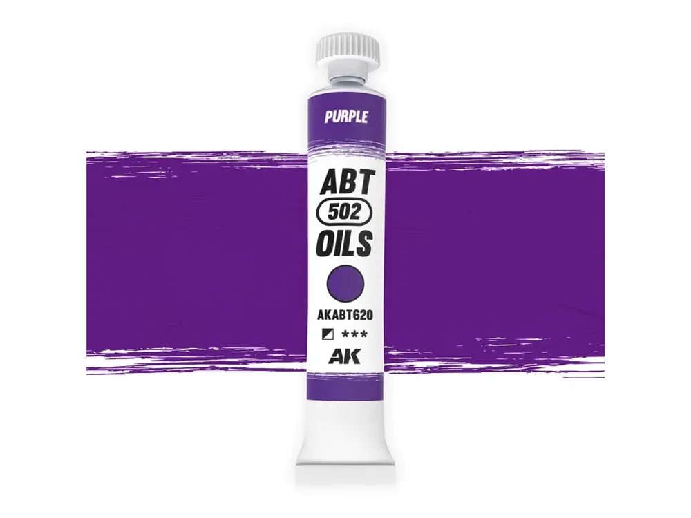 Tuba olejové barvy AK Interactive Oil Paints AKABT620 fialová 20 ml