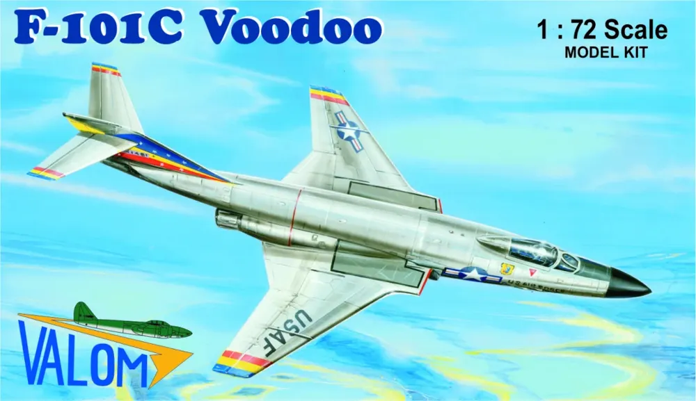 Krabice plastikové stavebnice Valom 72095 F-101C Voodoo v měřítku 1/72