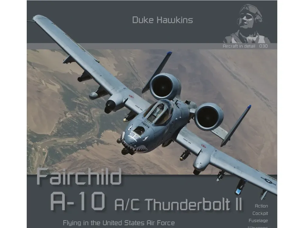 Obálka publikace Duke Hawkins DH030 Fairchild A-10 Thunderbolt II, 180 stran, angličtina