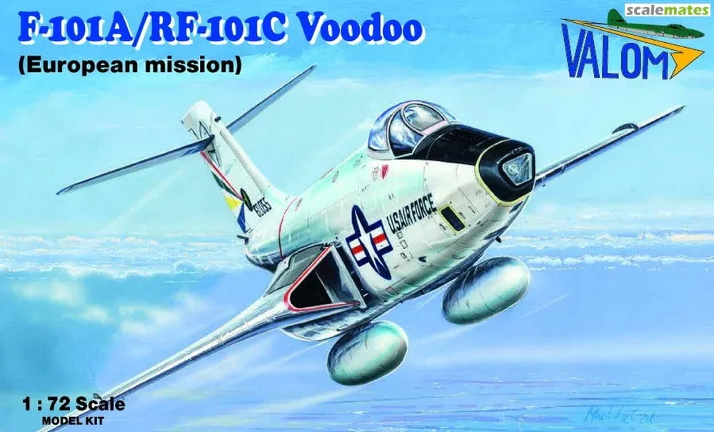 Krabice stavebnice Valom 72119 F-101A/RF-101C Voodoo European mission v měřítku 1/72