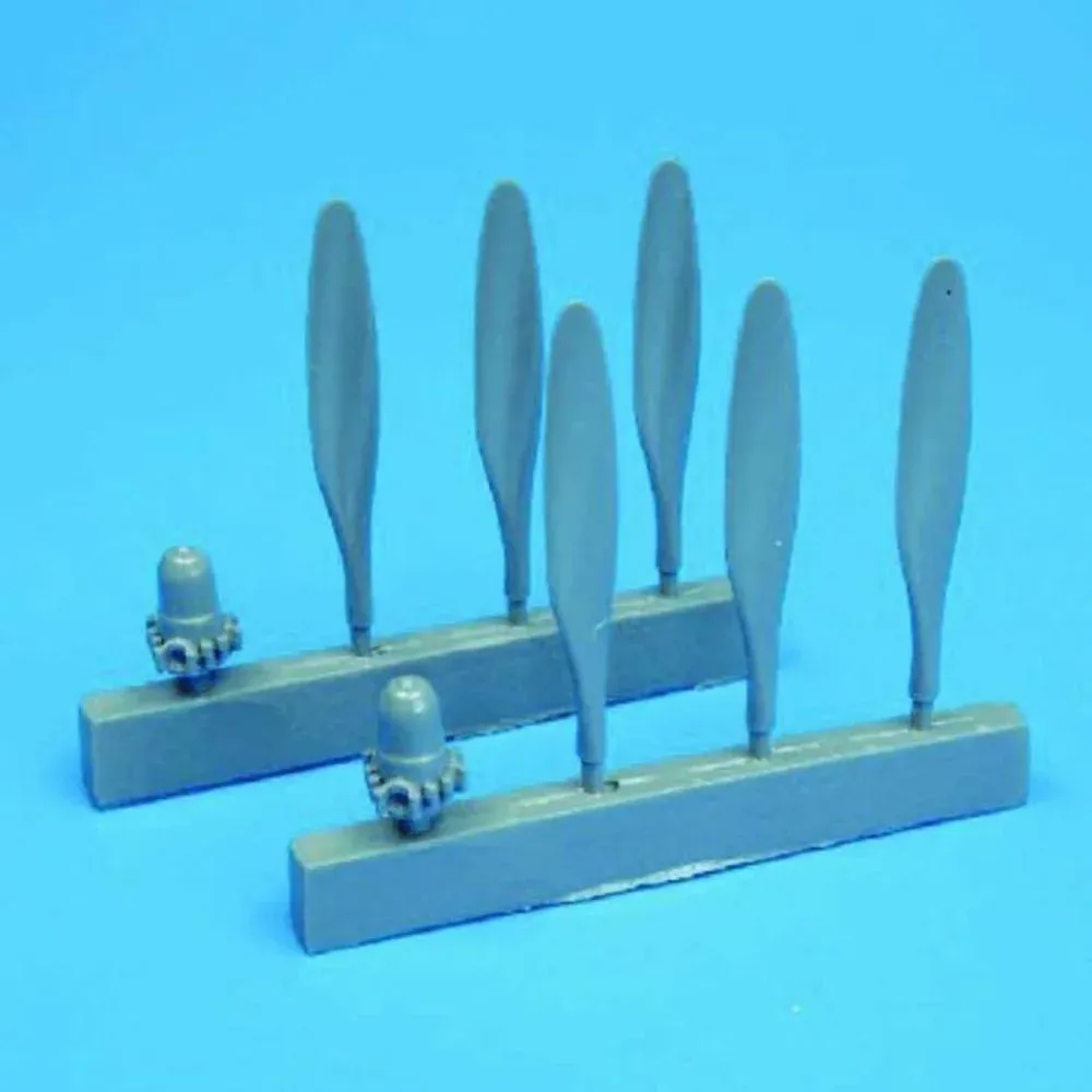 Resinové vrtule Aires Quickboost QB72006 pro model PBY-5 Catalina v měřítku 1/72