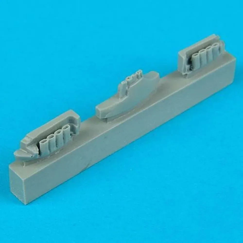 Resinové výfuky Quickboost QB72047 pro model Fw 190A-3 Tamiya v měřítku 1/72
