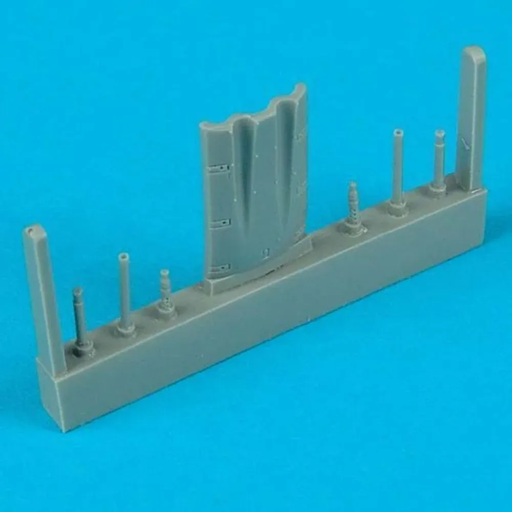 Quickboost QB72048 – náhradní hlavně zbraní pro Fw 190A-3 v měřítku 1/72 pro stavebnici Tamiya