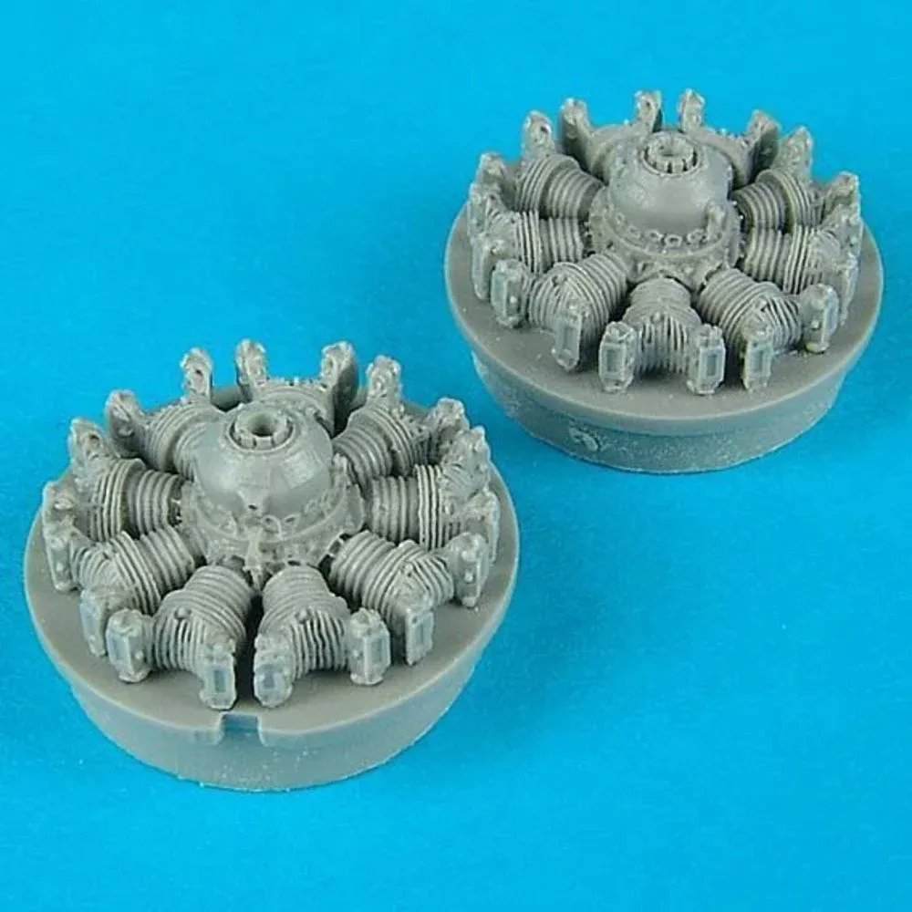 Resinová sada Quickboost QB72059 motory pro model S2F-1 Tracker v měřítku 1/72