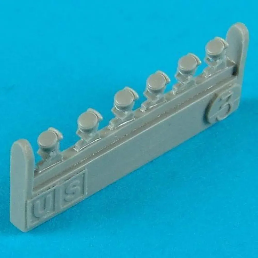 Resinové díly Aires Quickboost QB72068 americké zaměřovače Mk.8 v měřítku 1/72, 6 kusů