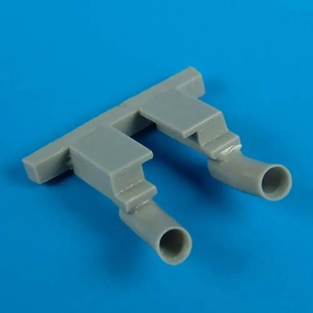 Resinové výfuky Aires Quickboost QB72272 pro model F2A-2 Buffalo Hasegawa v měřítku 1/72