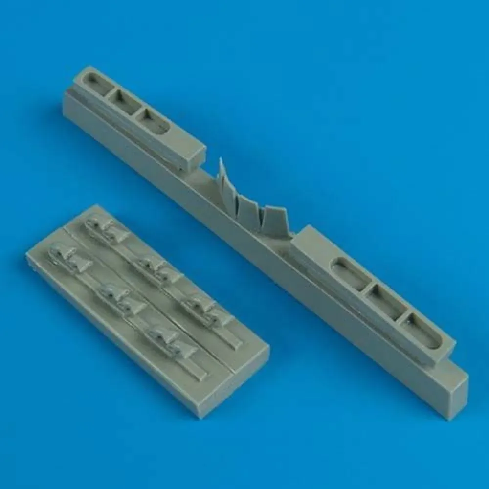 Resinová sada Quickboost QB72306 výfuky a klapky chladiče P-40M/N Warhawk 1/72