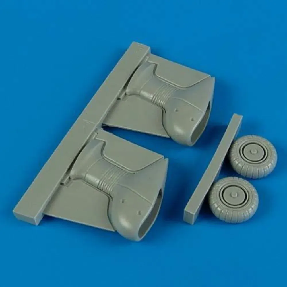 Sada krytů podvozku Quickboost QB72328 pro Junkers Ju 87G Stuka 1/72 (Academy)