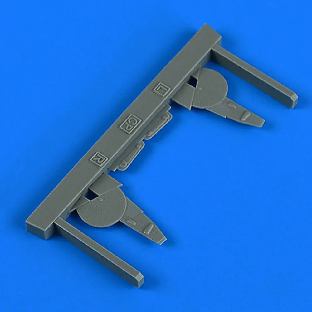 Resinové kryty podvozku Quickboost QB72660 pro model La-5 v měřítku 1/72