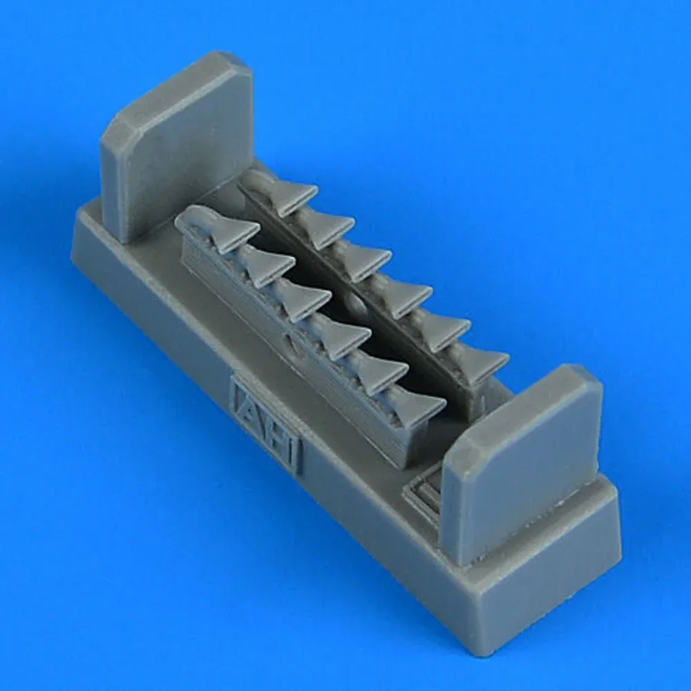 Resinové výfuky fishtail Quickboost QB72683 pro P-39 Airacobra Mk.I v měřítku 1/72