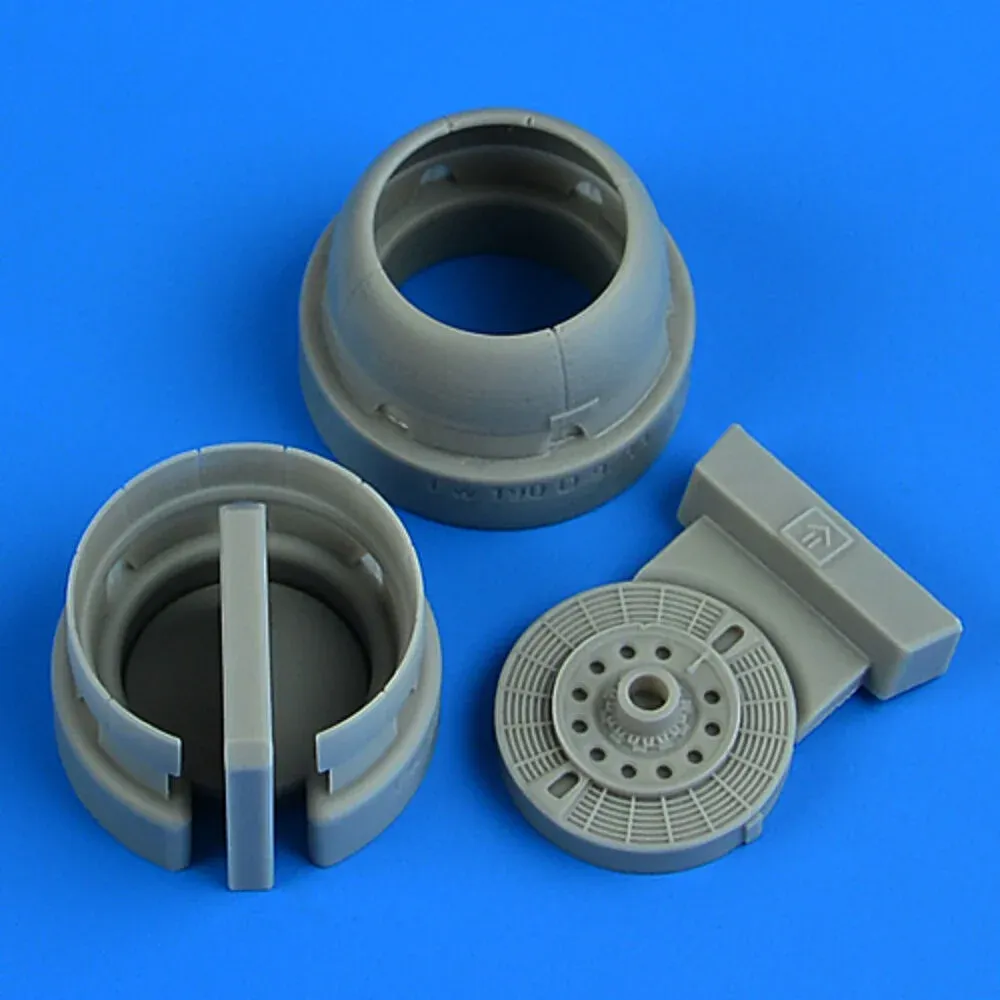 Resinové díly Quickboost QB72687 – kryt motoru a chladicí klapky Fw 190D-9 v měřítku 1/72
