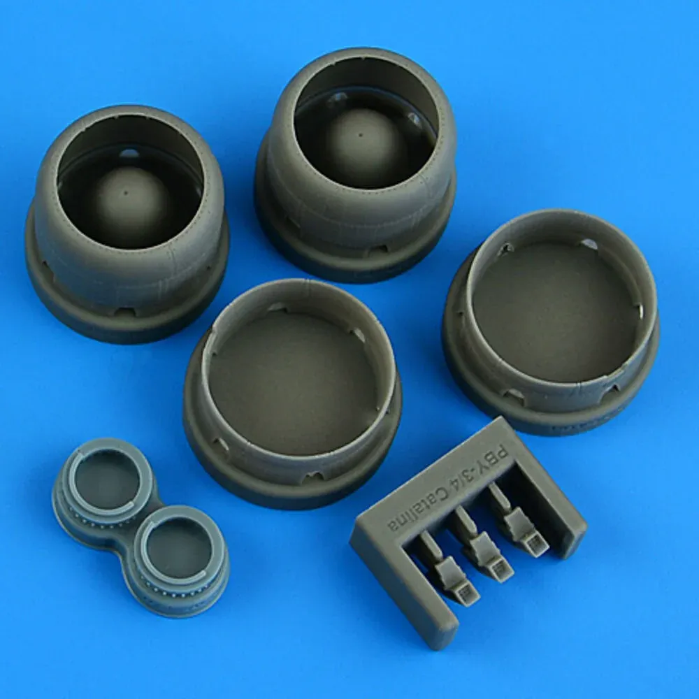 Resinové díly Aires Quickboost QB72728 – motorové kryty a klapky PBY Catalina 1/72