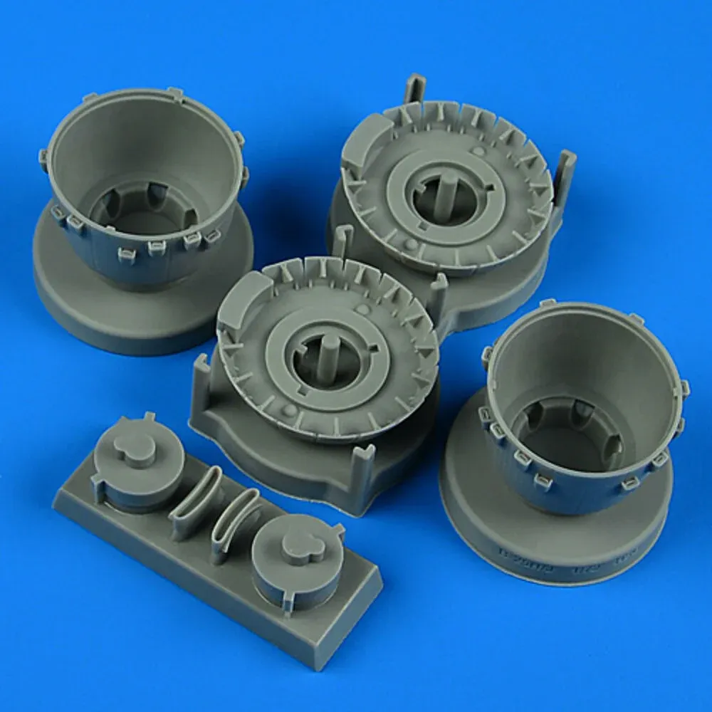 Resinové díly Aires Quickboost QB72731 – kryty motorů a chladicí klapky B-25H/J Mitchell 1/72