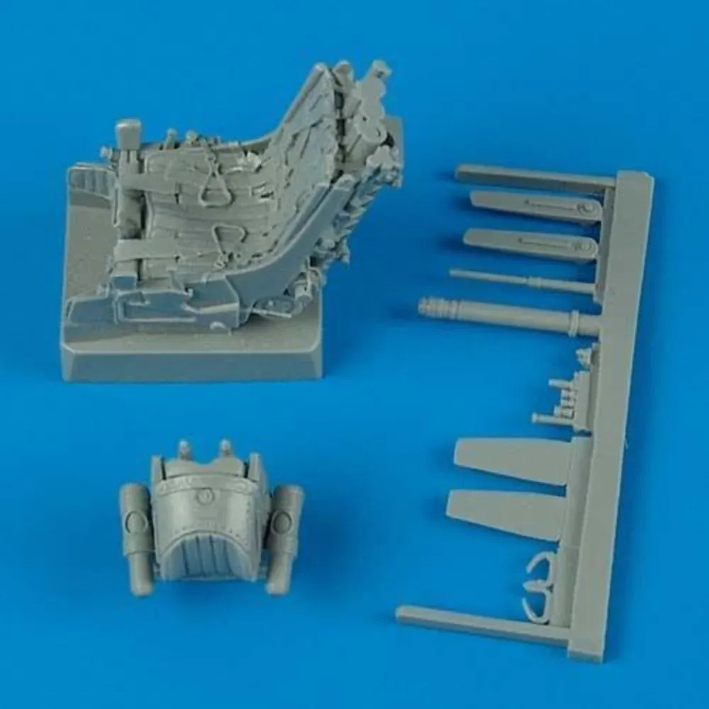 Resinová vystřelovací sedačka s pásy Aires Quickboost QB32050 pro MiG-29A v měřítku 1/32