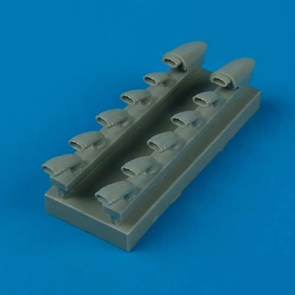 Resinové výfuky QuickBoost QB32076 pro Junkers Ju 87D-1/D-3 v měřítku 1/32