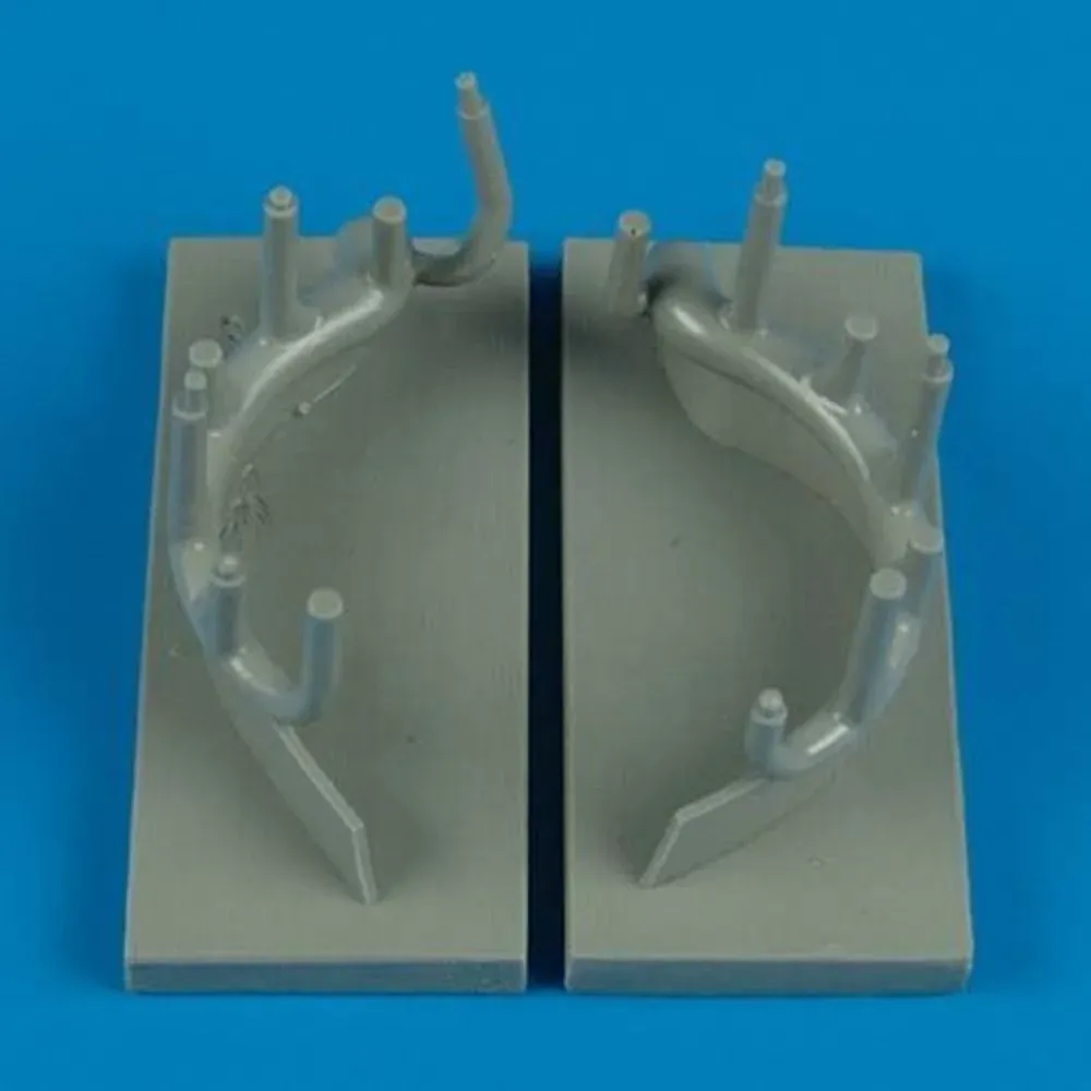 Resinové výfuky Quickboost QB32086 pro stavebnici A6M2 Zero Tamiya v měřítku 1/32