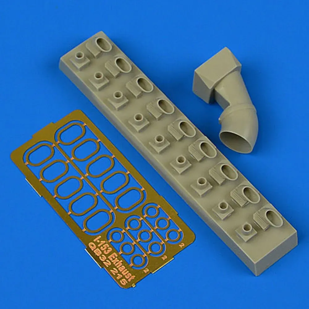 Resinové výfuky Quickboost QB32215 pro model I-153 Chaika 1/32 od ICM